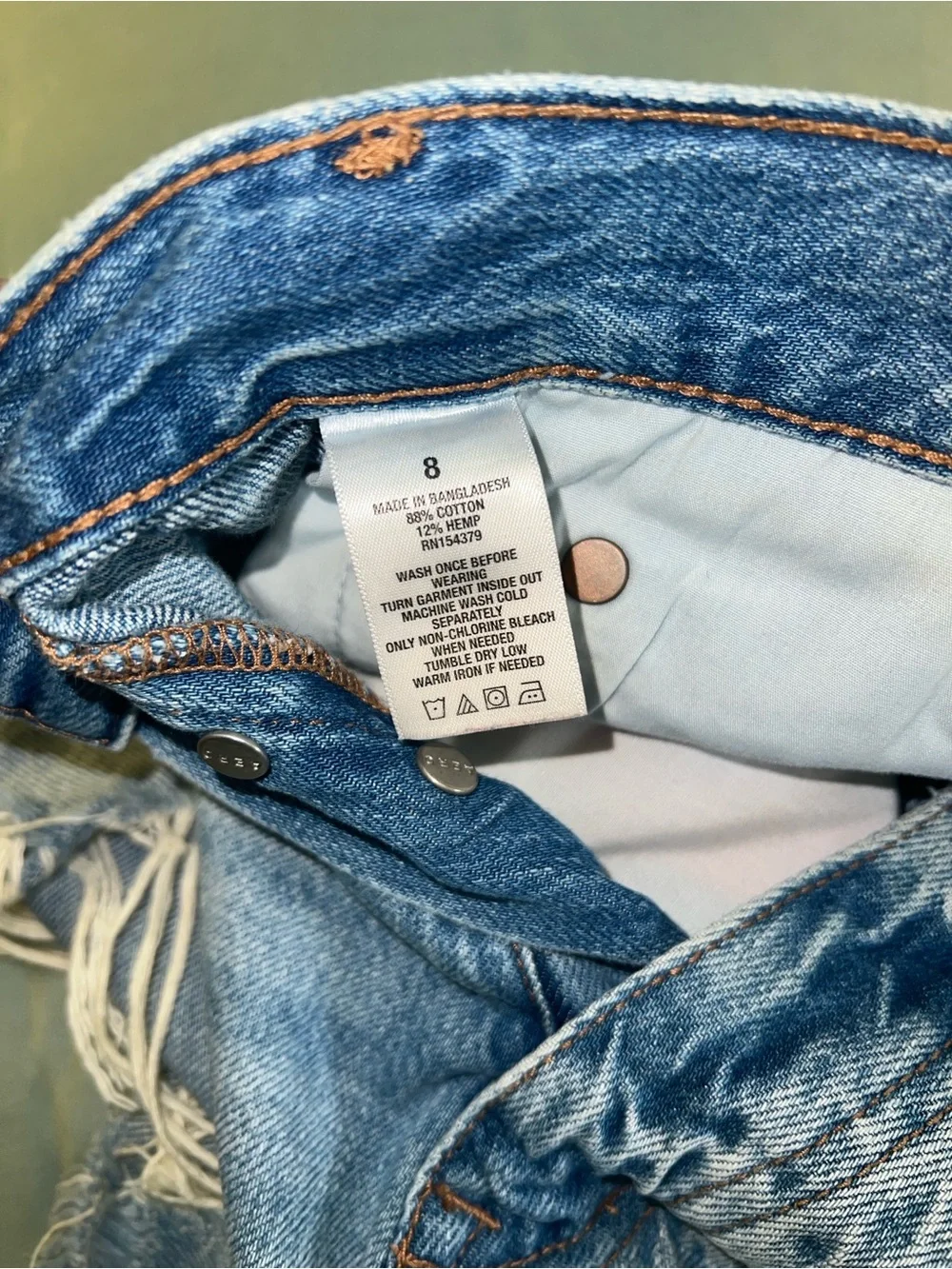 Aeropostale Light Blue 90's Baggy Denim Shorts